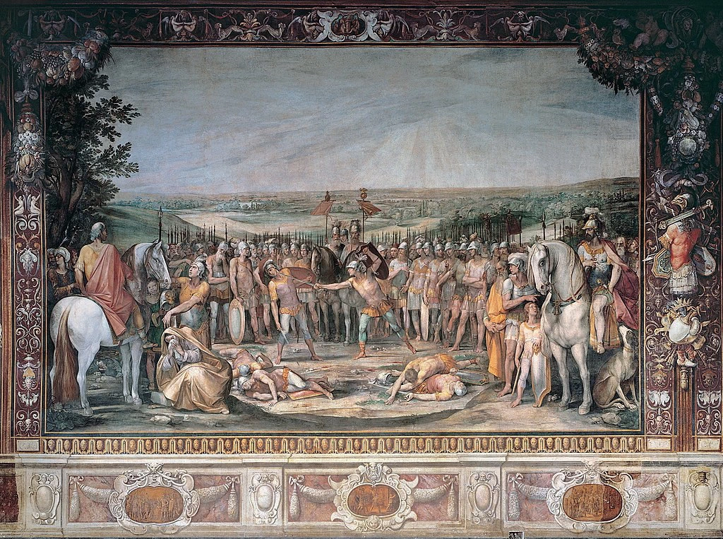 Palazzo dei Conservatori - Roma, Combattimento degli Orazi e Curiazi